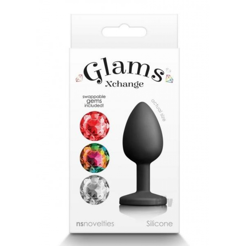 Glams Xchange Round Small - Black