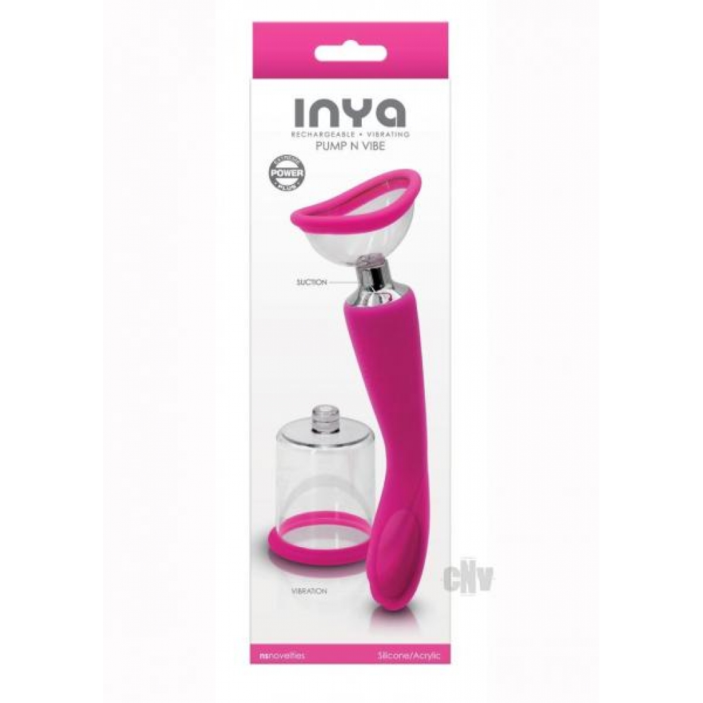 Inya Pump And Vibe Pink - Intense Dual-Function Pleasure Toy