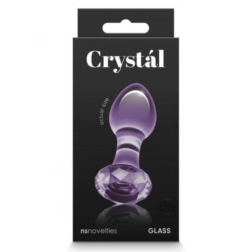 Crystal Gem Purple - Premium Borosilicate Glass