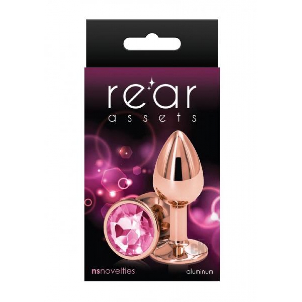 Rear Assets Rose Gold Small Pink - Elegant Pleasure Toys