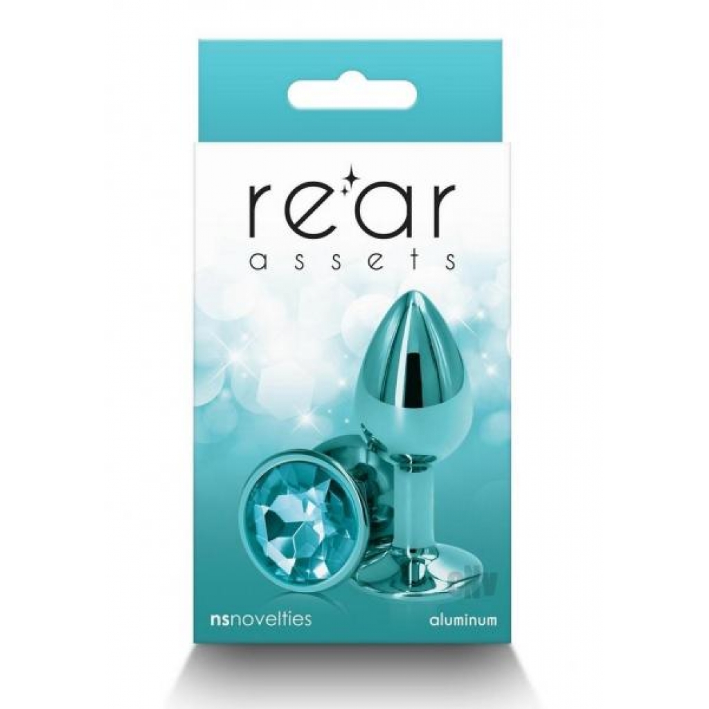 Rear Assets Small Teal Anal Toys - Body Safe