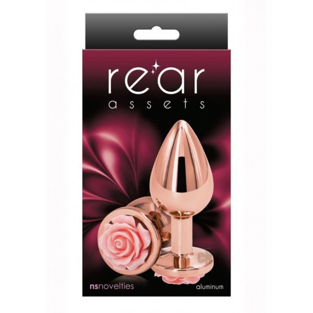 Rear Assets Chrome-Plated Anal Toys - Medium Pink