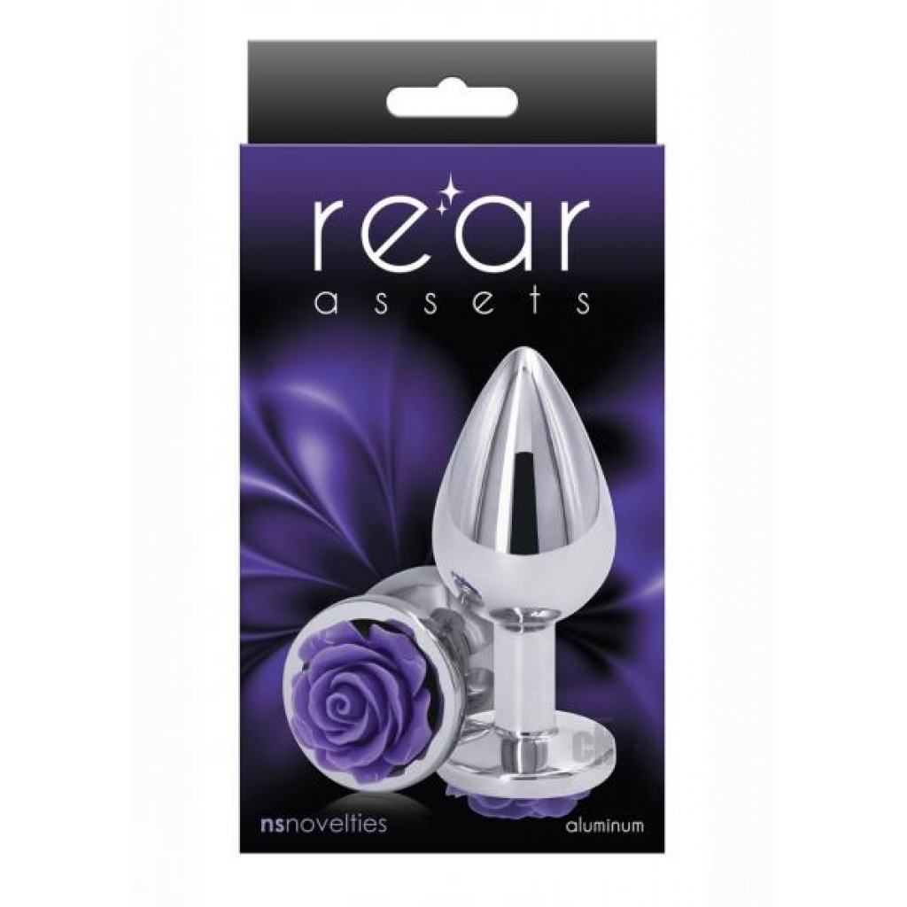 Rear Assets Chrome-Plated Anal Toys - Medium Purple