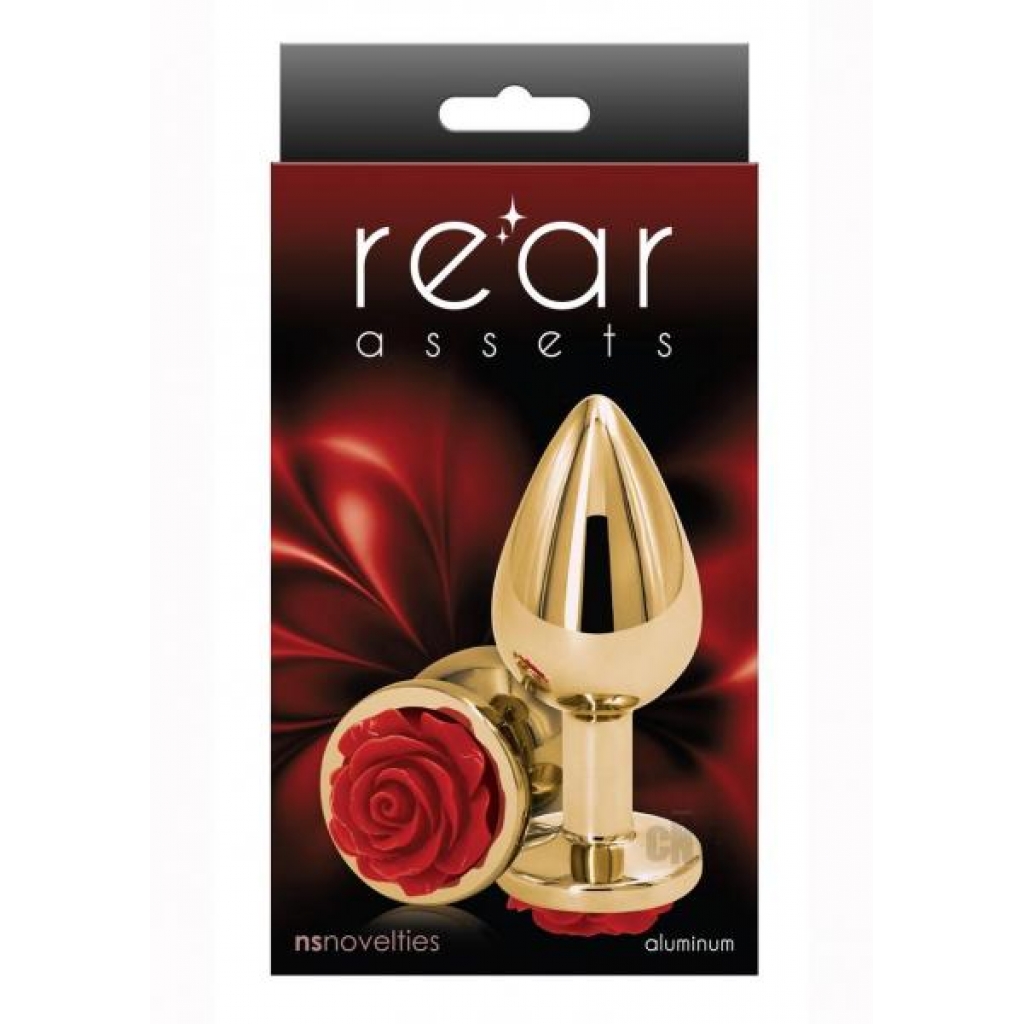 Rear Assets Rose Medium - Red Anal Toys