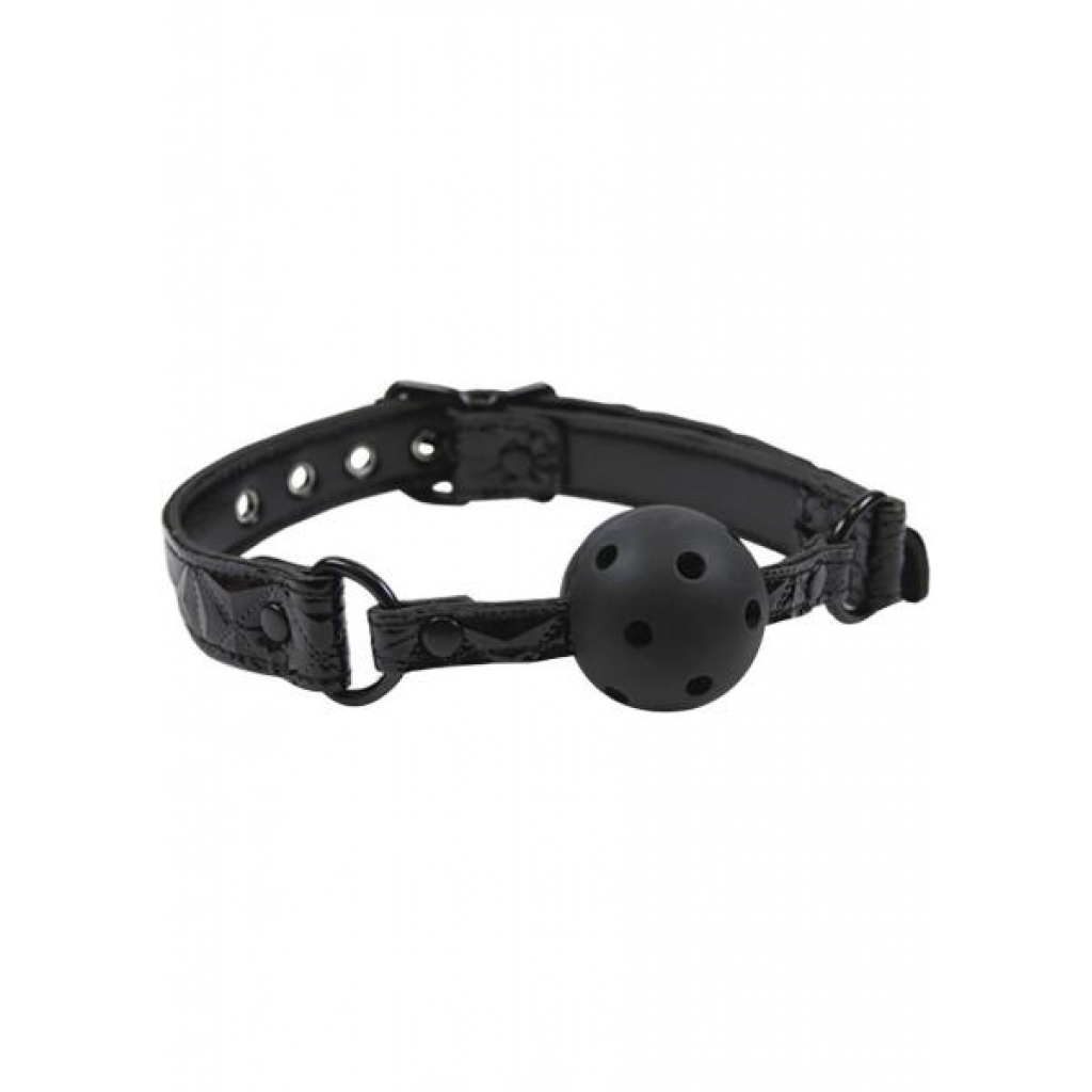 Adjustable Sinful Ball Gag in Black