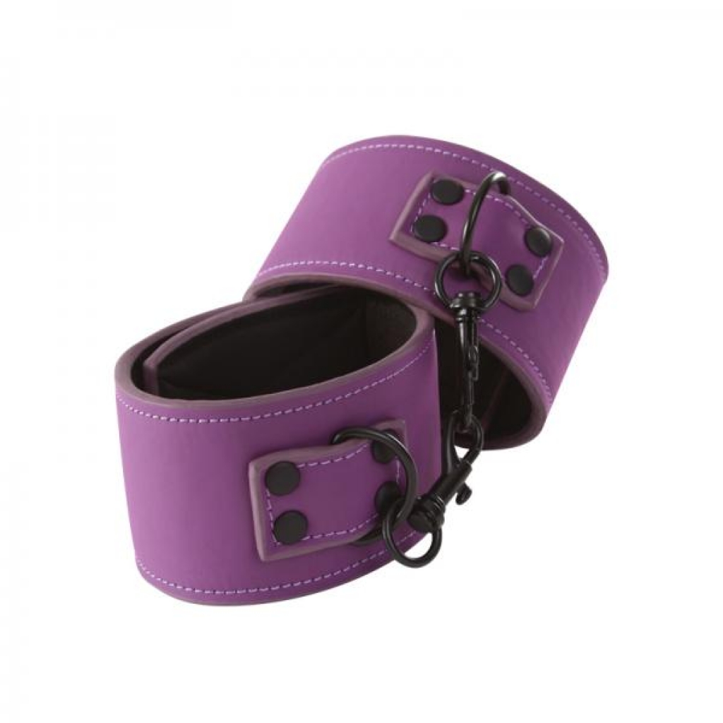 Lust Bondage Purple Wrist Restraints