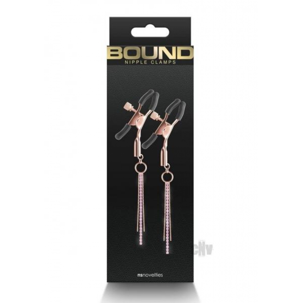 Bound Adjustable Nipple Clamps - D3 Rose Gold