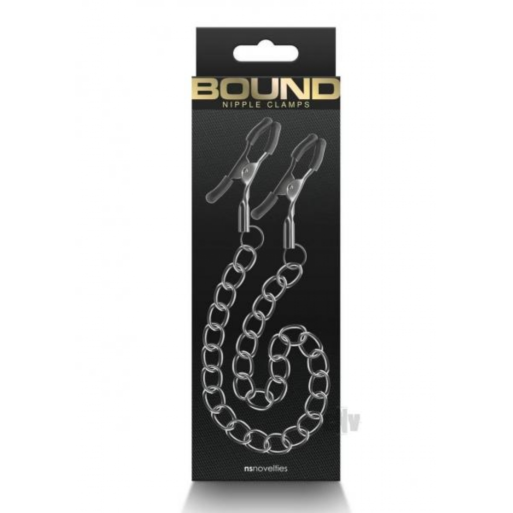 Bound Nipple Clamps - DC2 Gunmetal Smoke