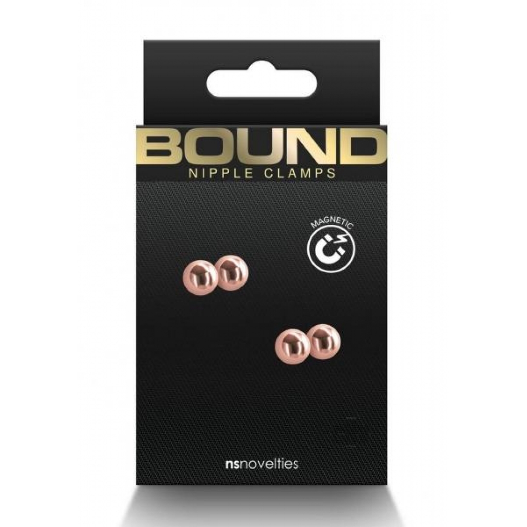 Bound Nipple Clamps - Rose Gold