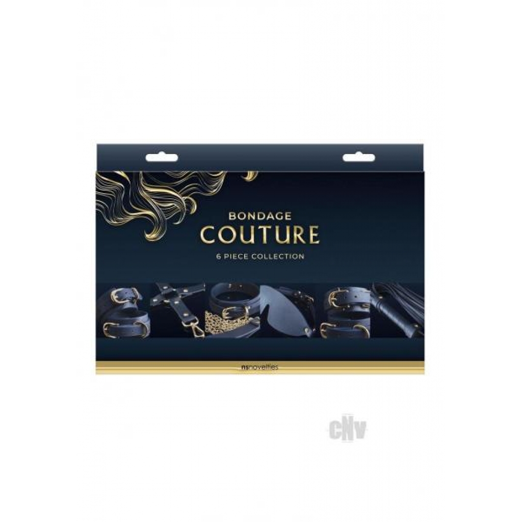 Bondage Couture 6pc Kit - Blue