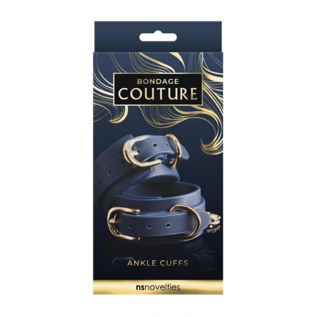 Bondage Couture Ankle Cuff - Blue