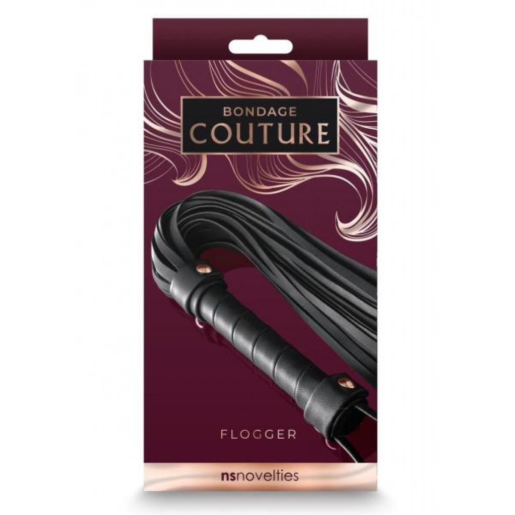 Bondage Couture Flogger – Black