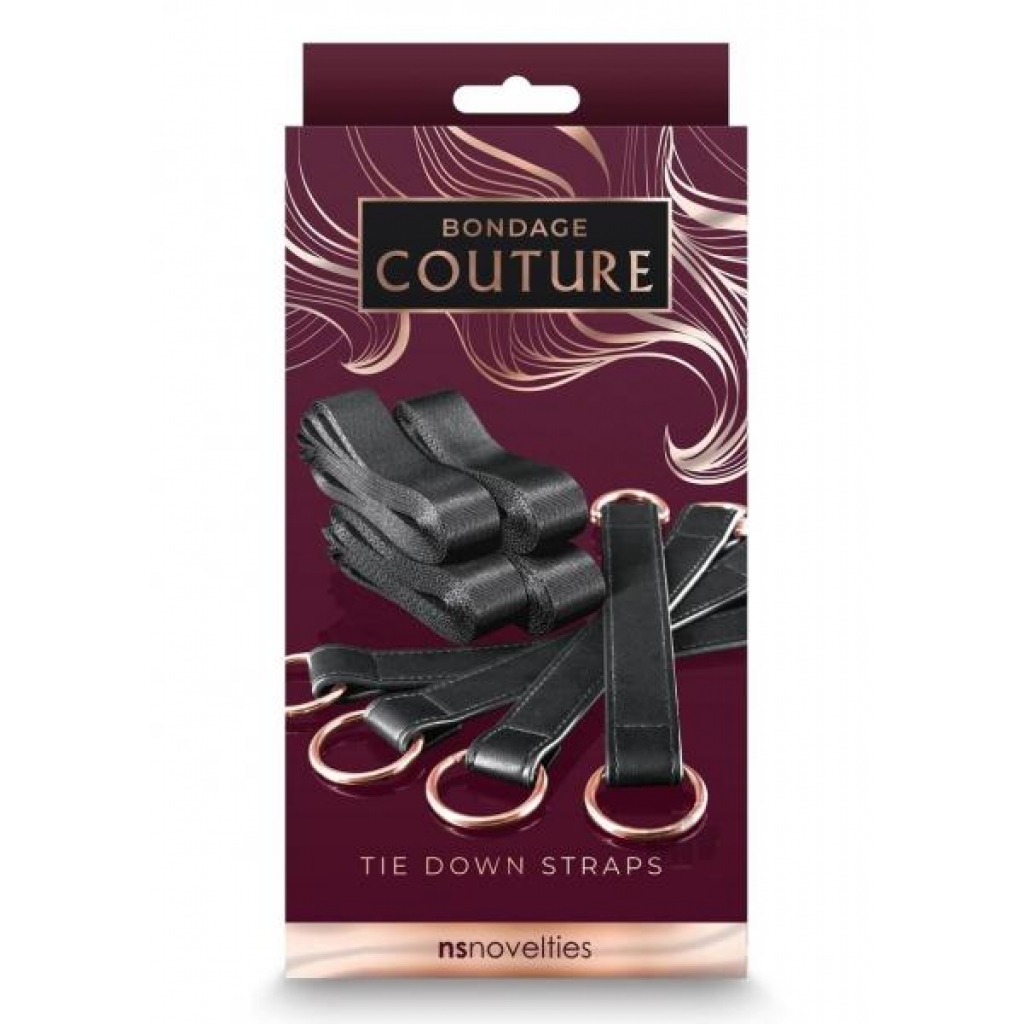 Bondage Couture Black Tie Down Straps