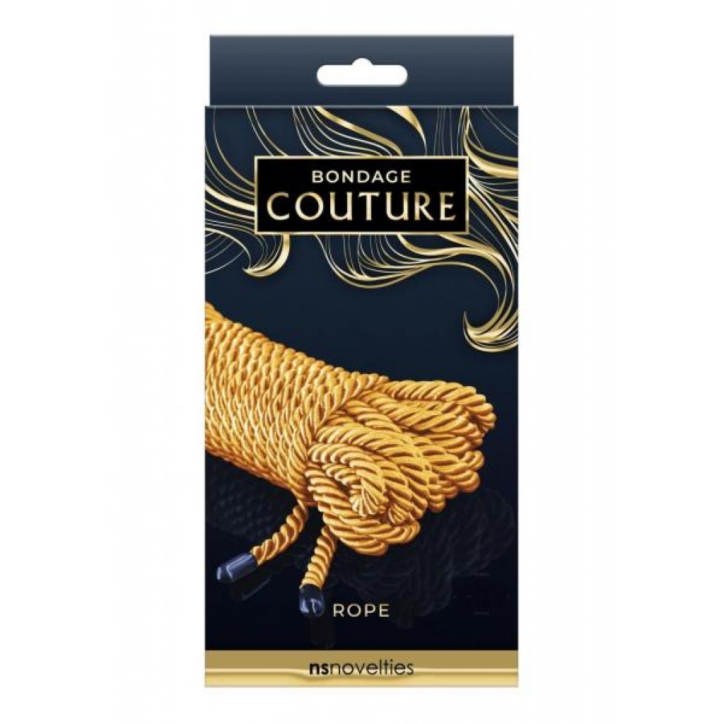 Bondage Couture Rope - Gold Blue