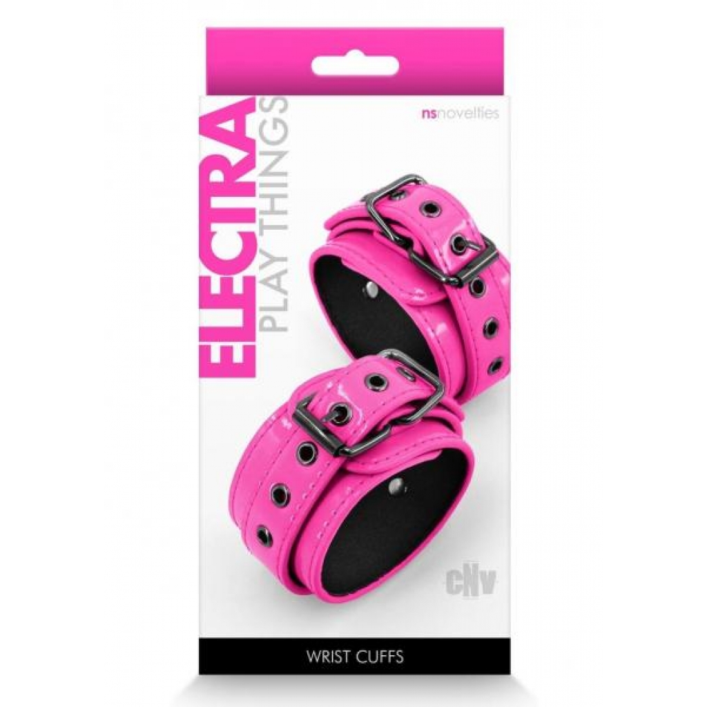 Electra Play Things Wrist Cuffs in Pink