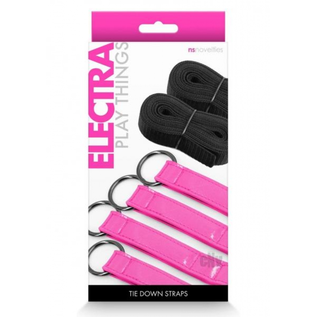 Electra Play Things Tie Down Straps - Pink