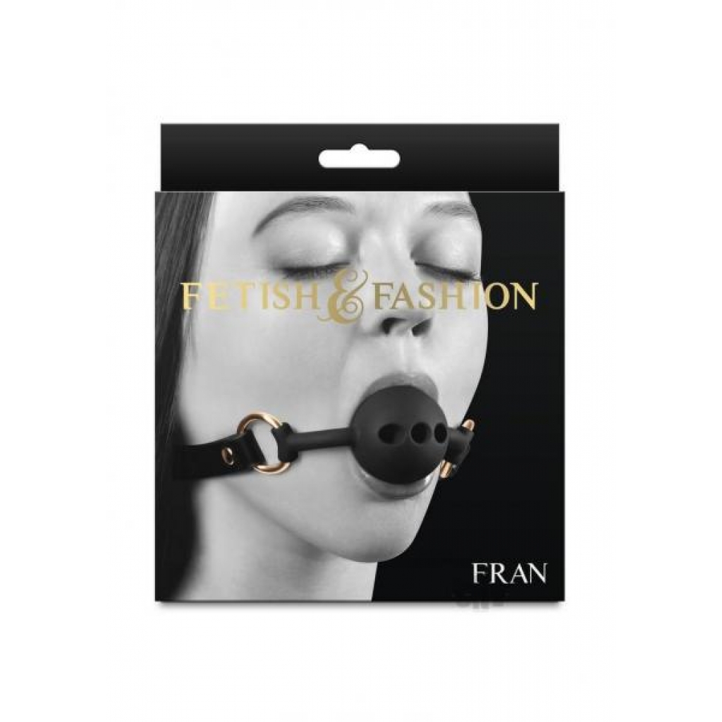 Fetish Fashion Fran Black Ball Gag