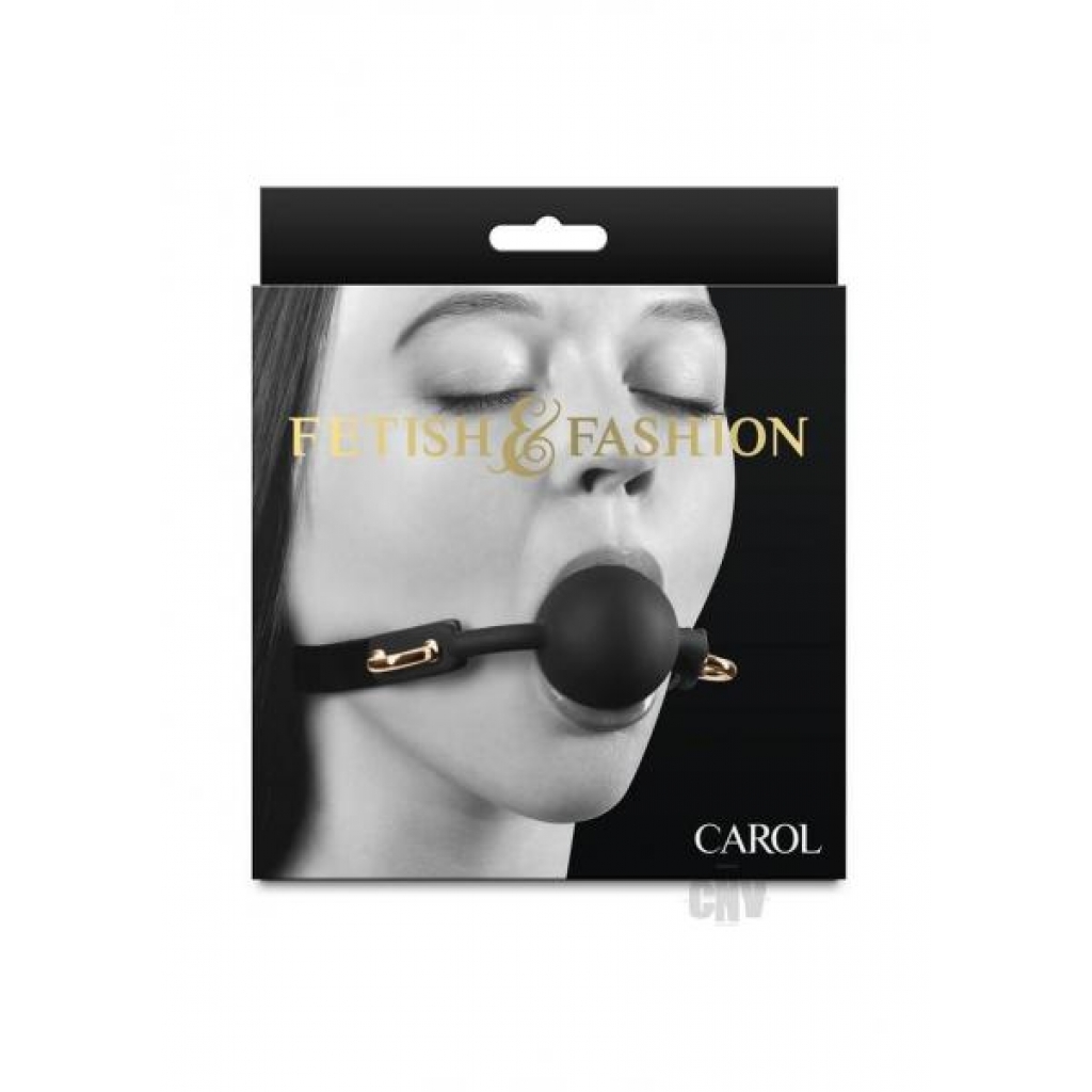 Fetish Fashion Carol Ball Gag - Black