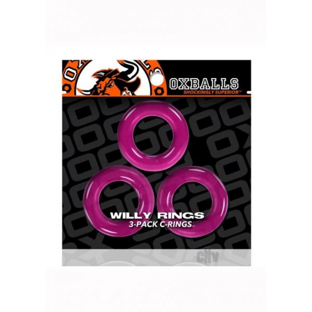 Oxballs Willy Rings Set - 3pk Pink