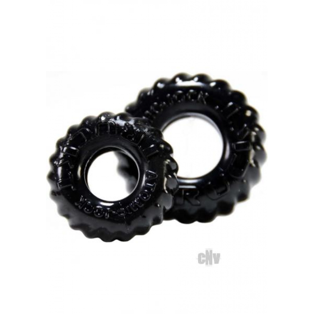 Oxballs Truckt Cock & Ball Ring - Black 2 Pack