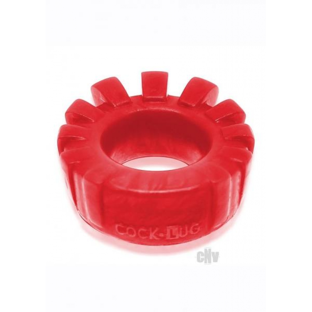 Cock Lug Lugged Cockring Red