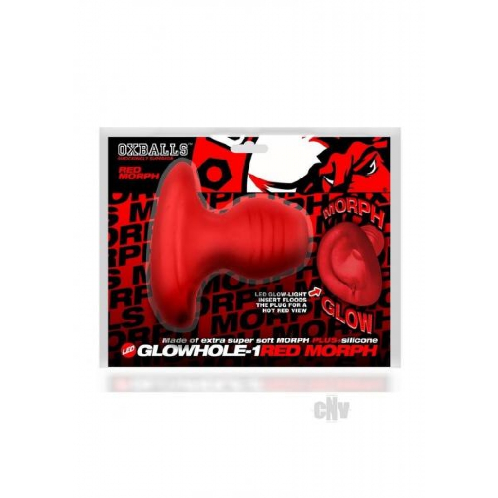 GLOWHOLE MORPH Glow-in-the-Dark F*ckplug - Red