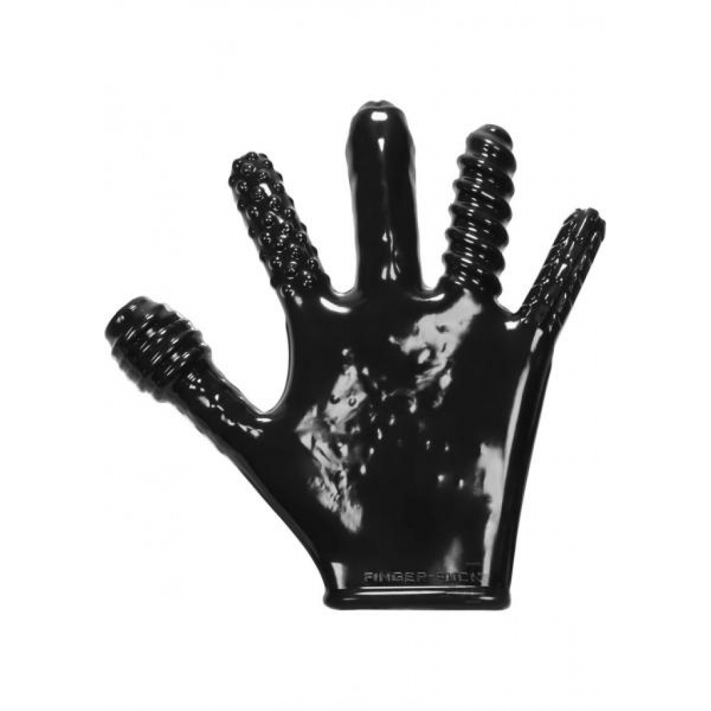 Finger F*ck Textured Glove - Black