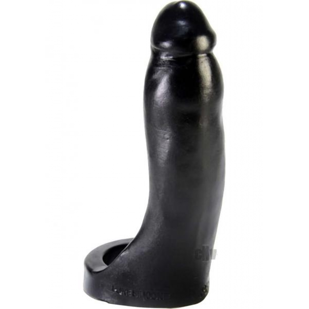 Strapless Double Penetration Dildo with Cock Ring - 7 Inches