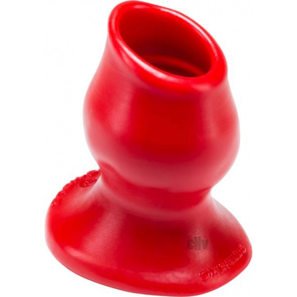 Large Pig Hole Butt Plug - Red