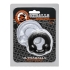 Oxballs Ultraballs Cock Rings Black, Clear 2 Pack