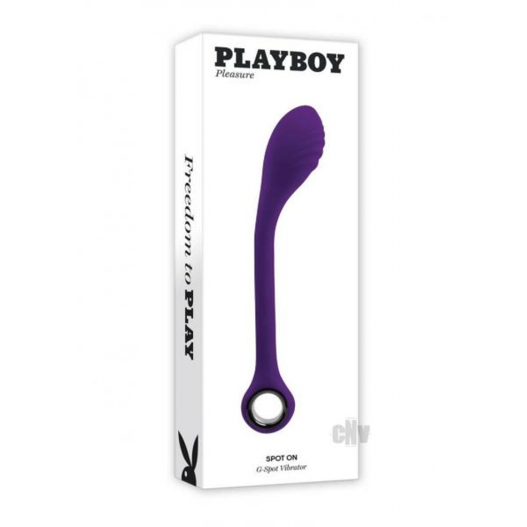 Playboy Spot On G-Spot Vibrator - Purple