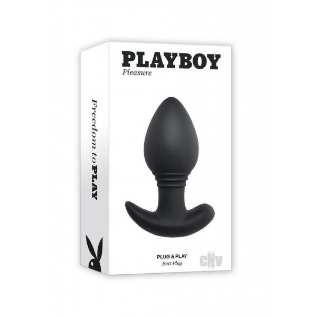 Plug and Play Anal Butt Plug - Navy Black