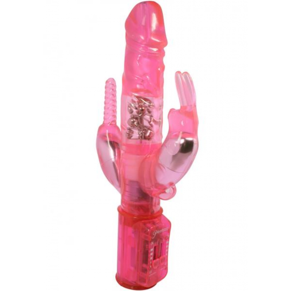 Total Ecstasy Triple Stimulator - Pink Vibrator