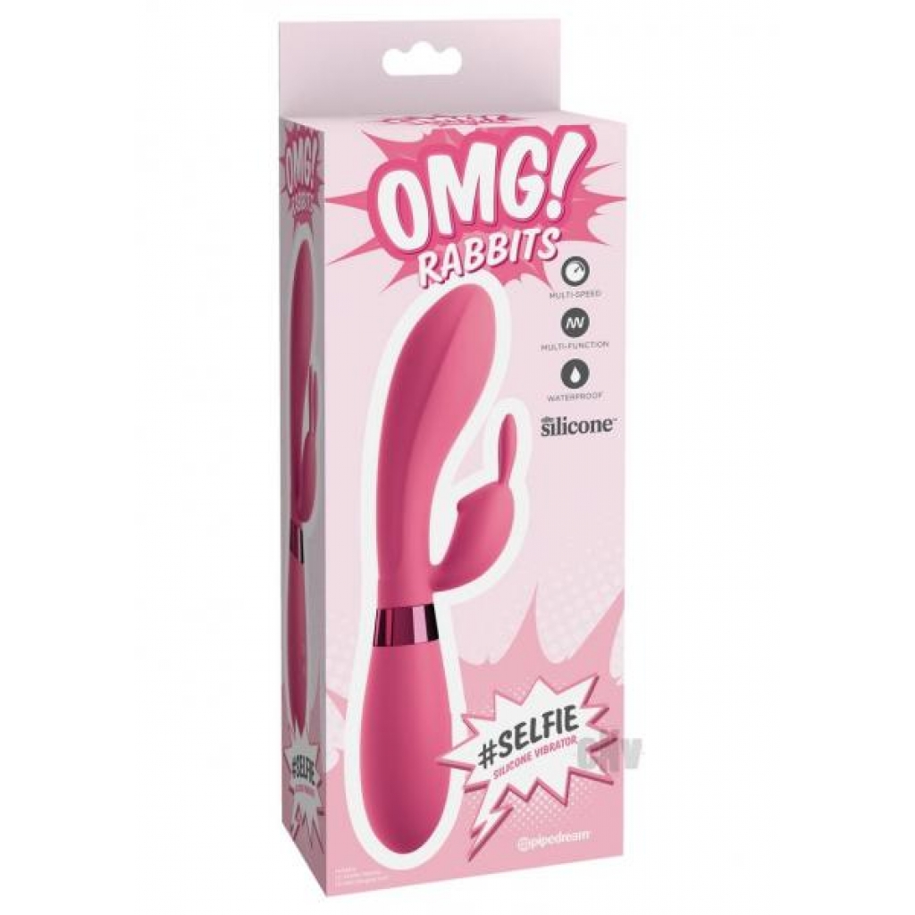 OMG! Rabbits Silfie Silicone Vibrator - Pink