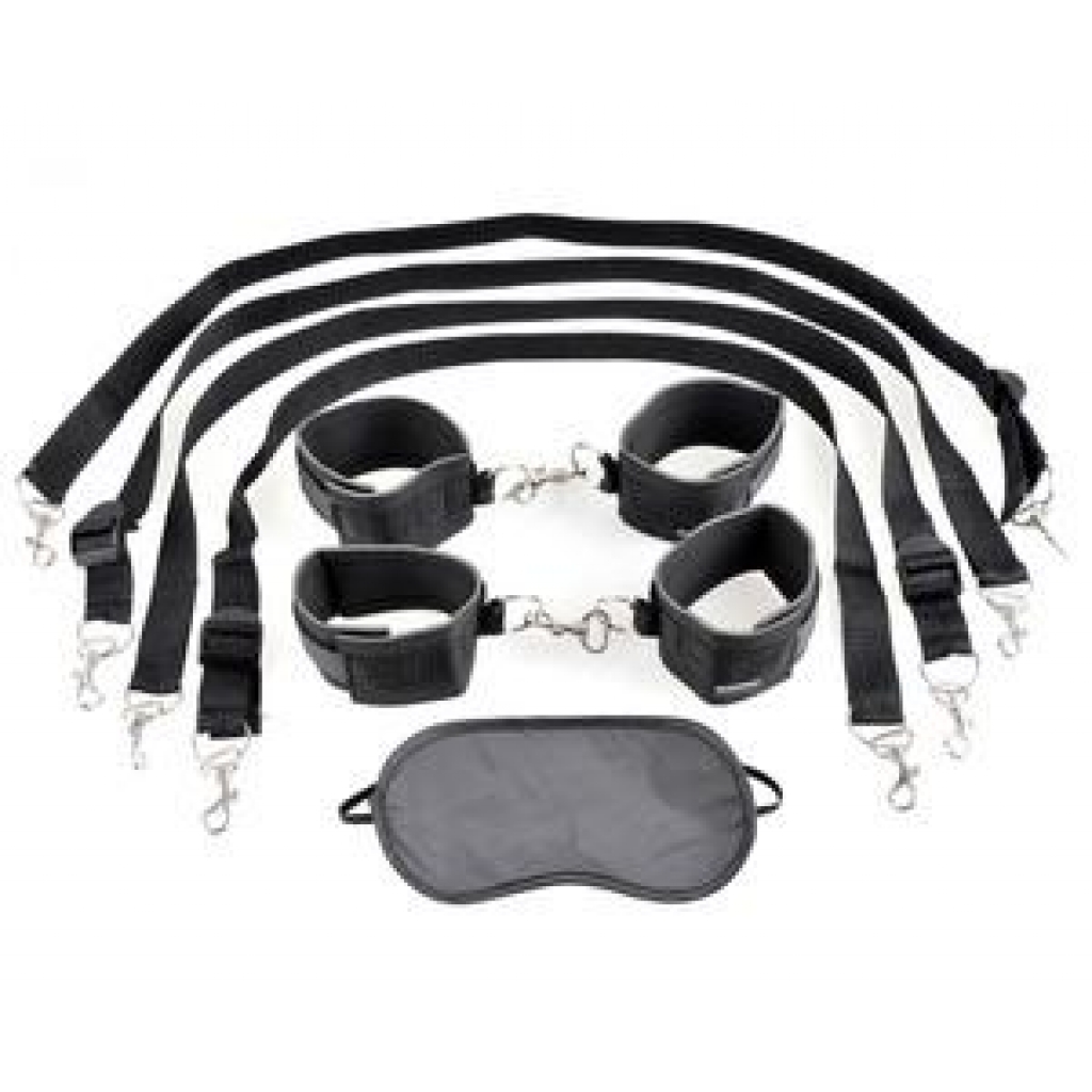 Fetish Fantasy Cuff And Tether Set - Black