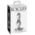 Icicles No. 72 Handcrafted Clear Glass Massager