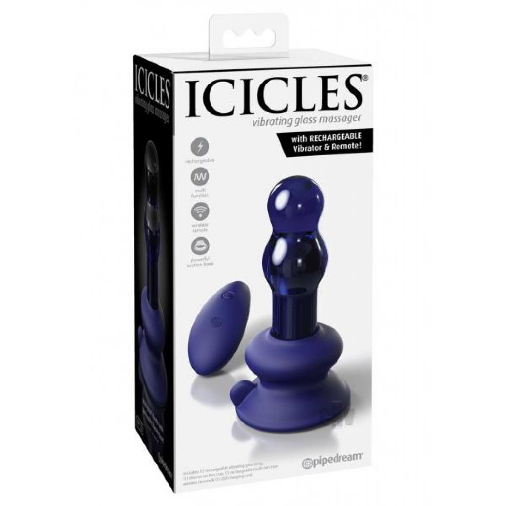 Icicles No. 83 - Multi-Function Vibrating Glass Plug