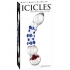 Icicles No. 18 Hand Blown Glass Massager - Clear