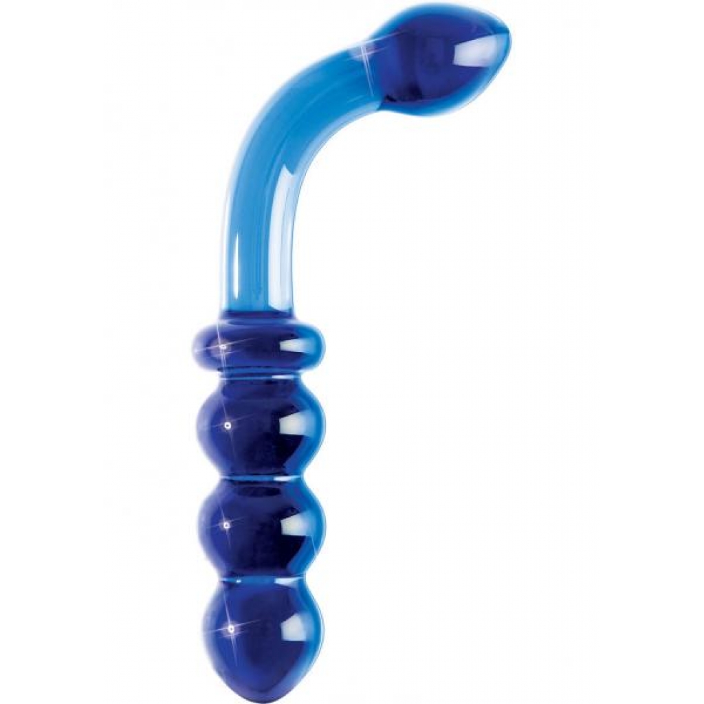 Icicles No. 31 Hand Blown Glass Massager in Blue