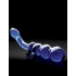 Icicles No. 31 Hand Blown Glass Massager in Blue