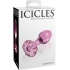 Icicles No 48 Glass Butt Plug - Elegant Pink