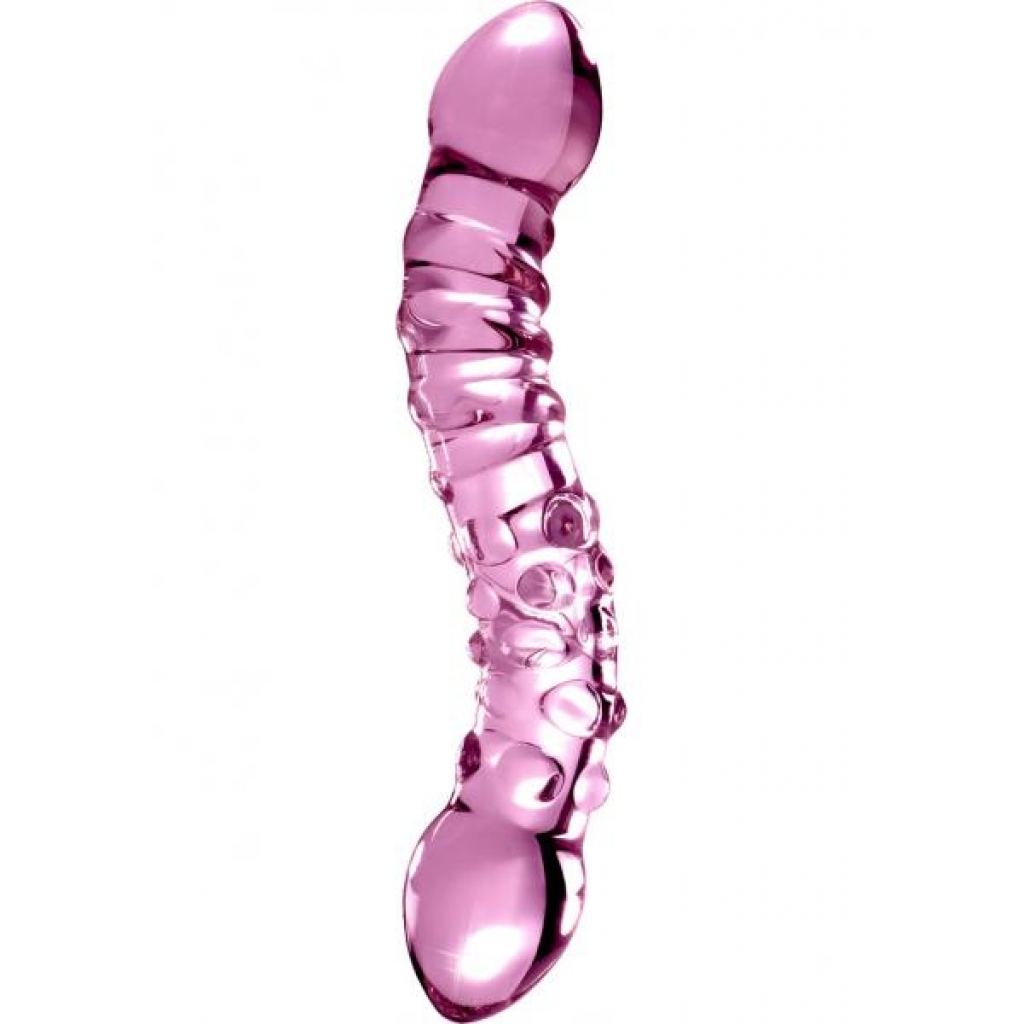 Icicles No. 55 Double Sided Glass Dildo - Pink