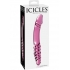 Icicles No. 57 Glass Double Dildo - Pink