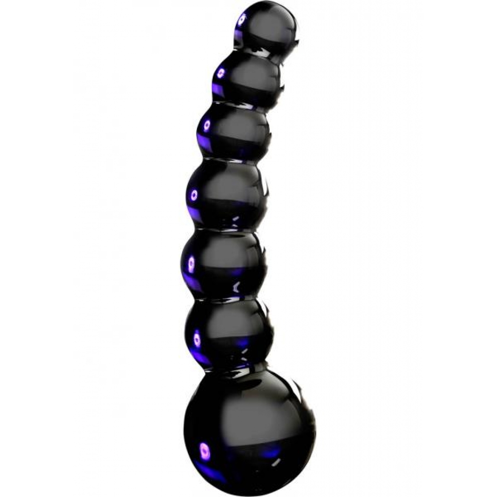 Icicles No 66 Glass Massager in Black