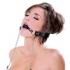 Deluxe Ball Gag and Nipple Clamps - Black