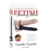 Fetish Fantasy Double Trouble Strap-On - 5.5 Inches - Black