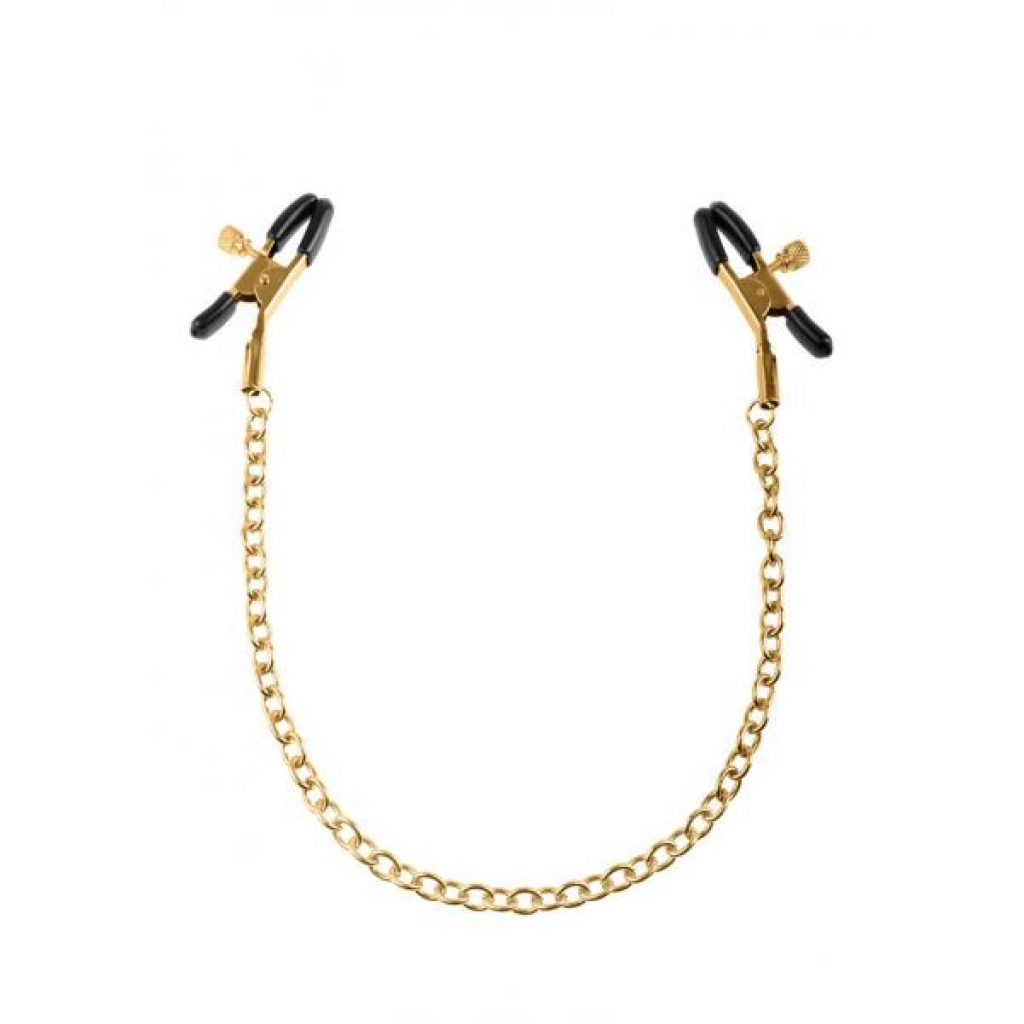 Fetish Fantasy Gold Chain Nipple Clamps