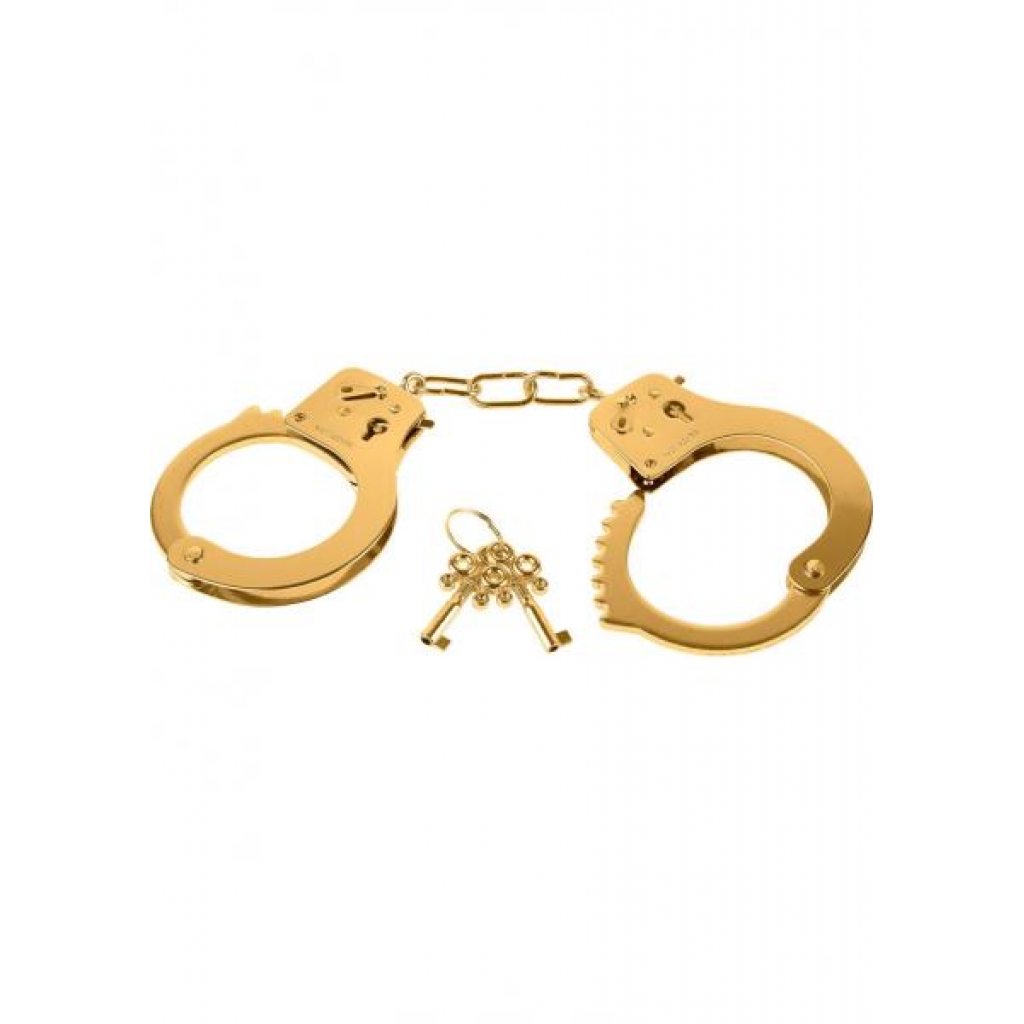 Fetish Fantasy Gold Metal Cuffs - Luxurious Bondage