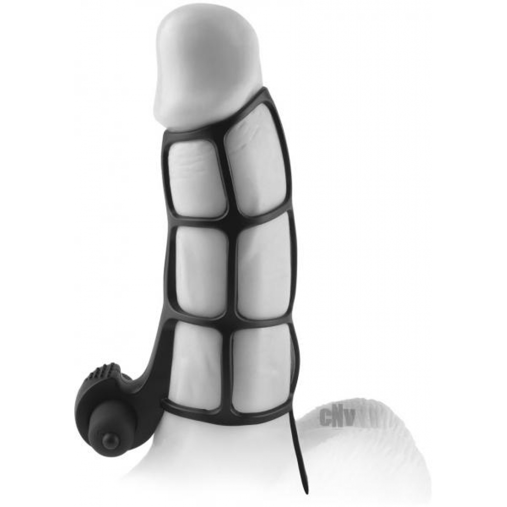 Deluxe Silicone Power Cage - Black