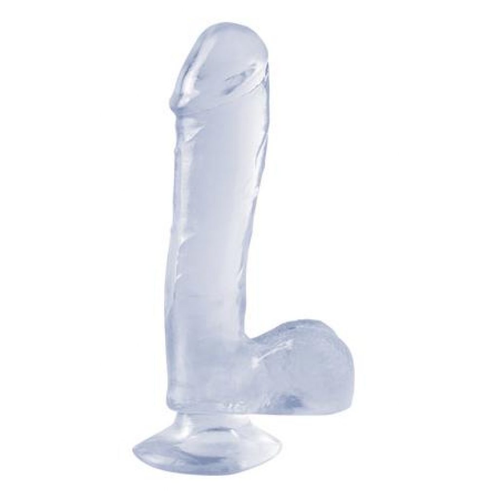 Basix Dong with Suction Cup - 7.5 Inches Clear